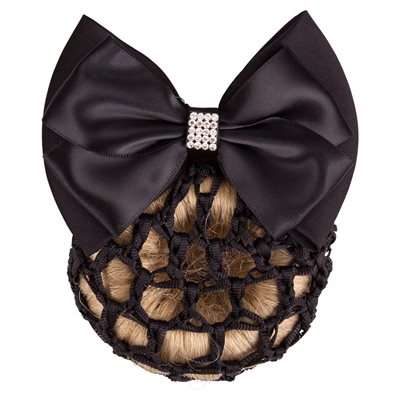 BR ''Glitter'' Hair Bow - Black