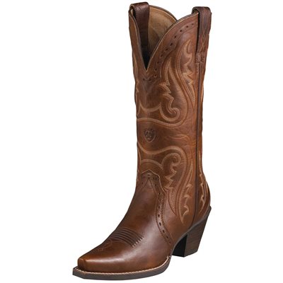 Ariat Ladies Heritage Western X Toe Western Boots - Vintage Caramel