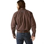 Ariat Men's Barrett Classic Fit Western Shirt - Bitter Chocolate