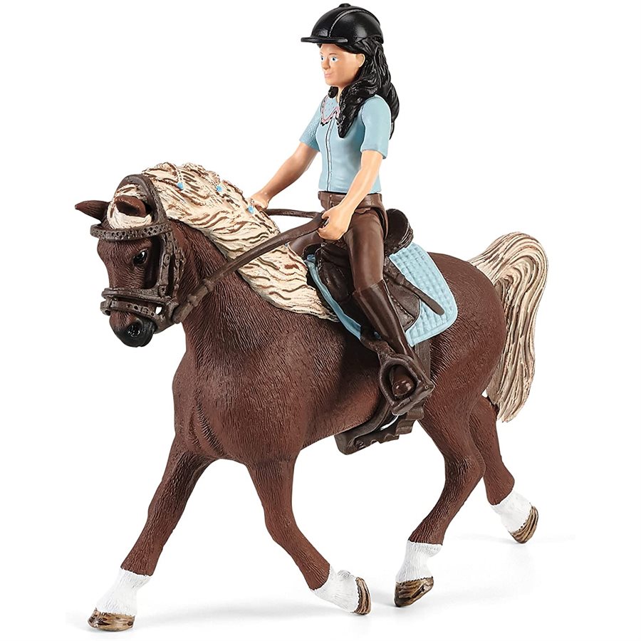 Schleich Figurines - Washing Area with Horse Club Emily & Luna